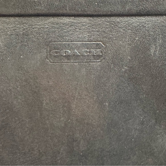 Coach Vintage Rare Bonnie Cashin Kisslock Black Leather Purse Bag Double Strap - Picture 8 of 14